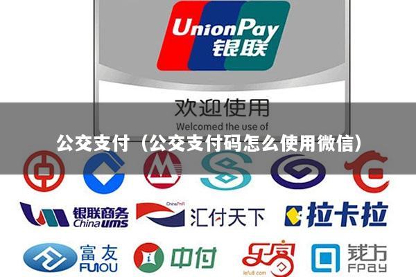 公交支付(公交支付码怎么使用微信)