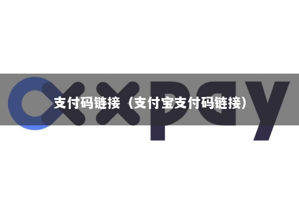 支付码链接(支付宝支付码链接)