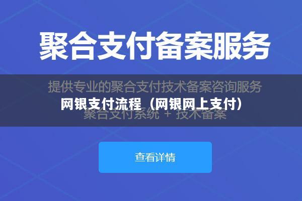 网银支付流程(网银网上支付)
