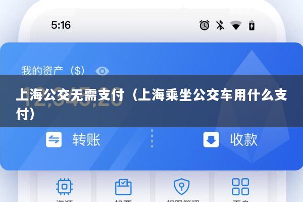 上海公交无需支付(上海乘坐公交车用什么支付)