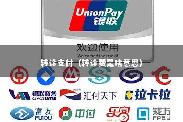 转诊支付(转诊费是啥意思)