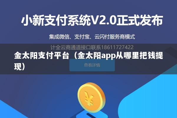 金太阳支付平台(金太阳app从哪里把钱提现)