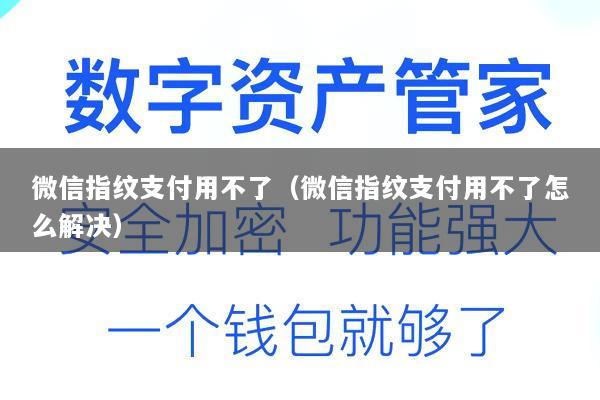 微信指纹支付用不了(微信指纹支付用不了怎么解决)