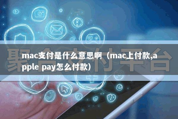 mac支付是什么意思啊(mac上付款,apple pay怎么付款)
