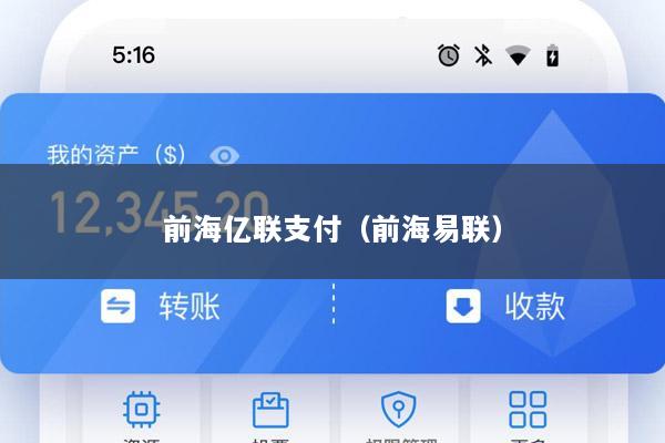 前海亿联支付(前海易联)