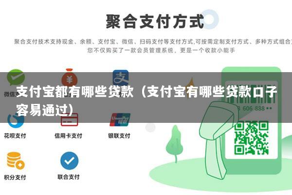 支付宝都有哪些贷款(支付宝有哪些贷款口子容易通过)
