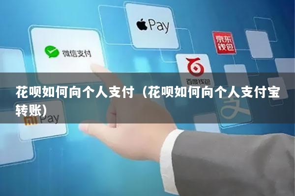 花呗如何向个人支付(花呗如何向个人支付宝转账)