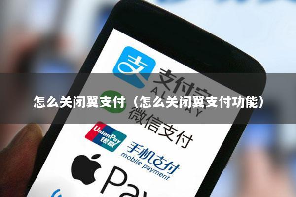 怎么关闭翼支付(怎么关闭翼支付功能)