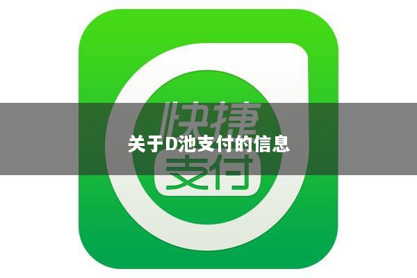 关于D池支付的信息