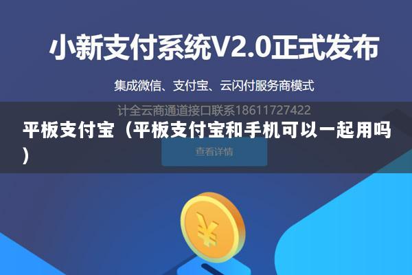 平板支付宝(平板支付宝和手机可以一起用吗)