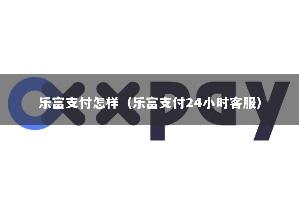 乐富支付怎样(乐富支付24小时客服)