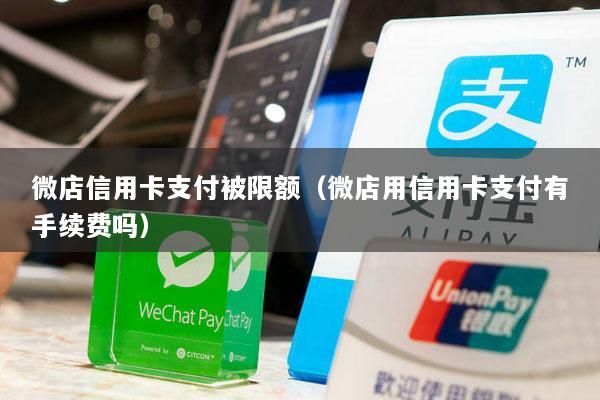 微店信用卡支付被限额(微店用信用卡支付有手续费吗)