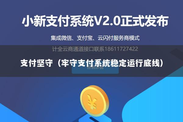 支付坚守(牢守支付系统稳定运行底线)