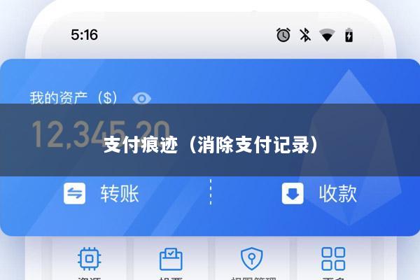 支付痕迹(消除支付记录)