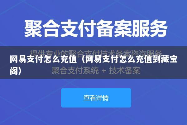 网易支付怎么充值(网易支付怎么充值到藏宝阁)
