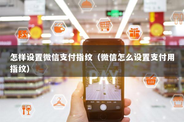 怎样设置微信支付指纹(微信怎么设置支付用指纹)