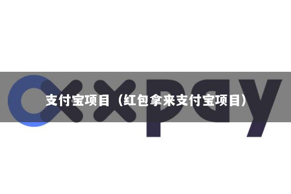支付宝项目(红包拿来支付宝项目)