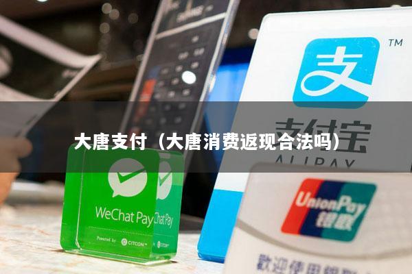 大唐支付(大唐消费返现合法吗)