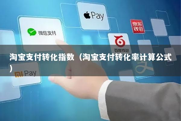 淘宝支付转化指数(淘宝支付转化率计算公式)