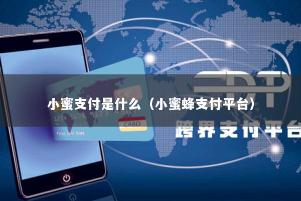 小蜜支付是什么(小蜜蜂支付平台)